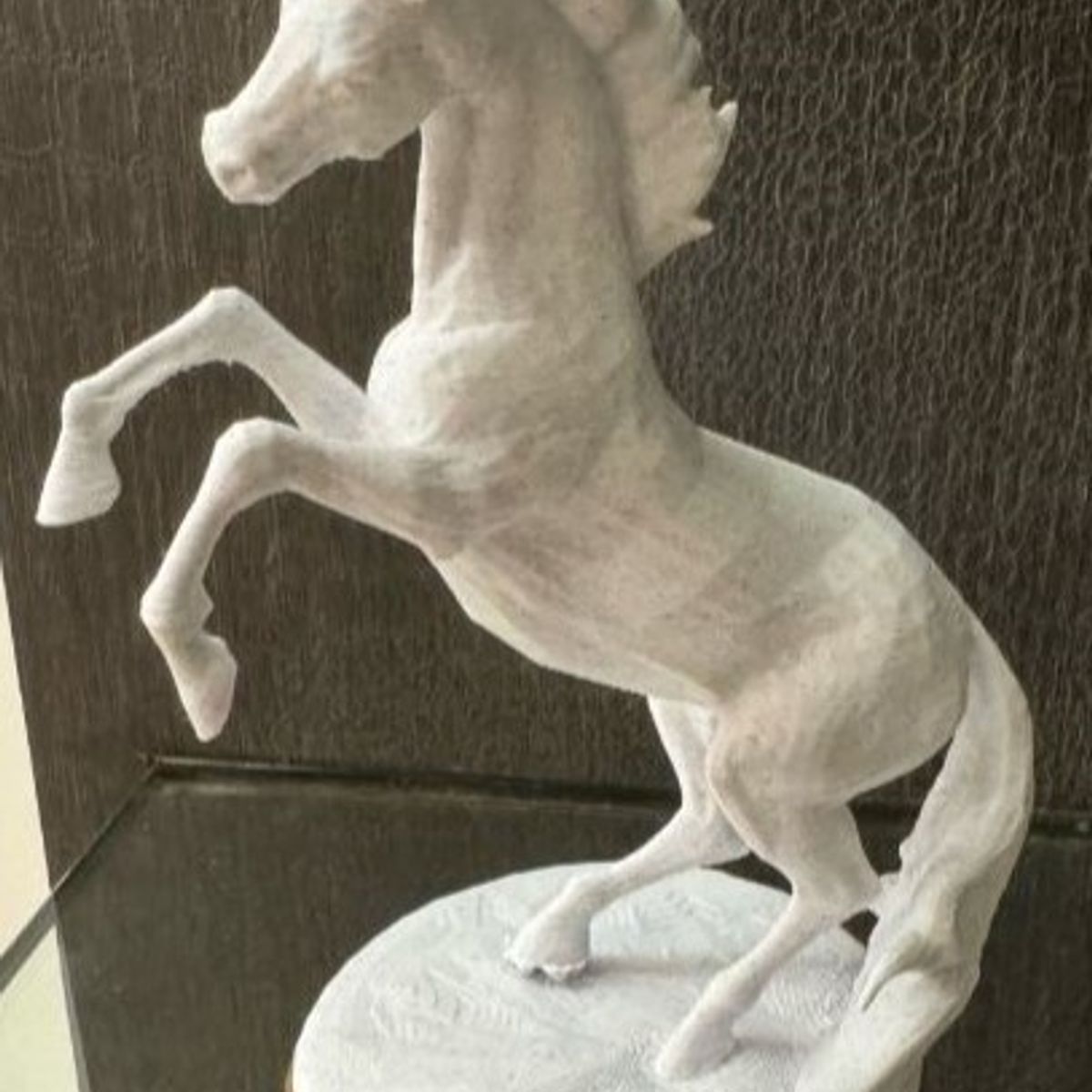 GENERICO - ADORNO EXCLUSIVO CABALLO MARMOL 23cm x 11cm x 17cm