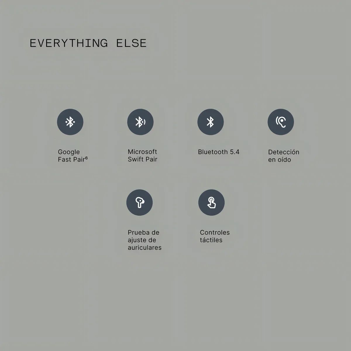 NOTHING - Audífonos CMF By Nothing Buds 2A -Gris oscuro