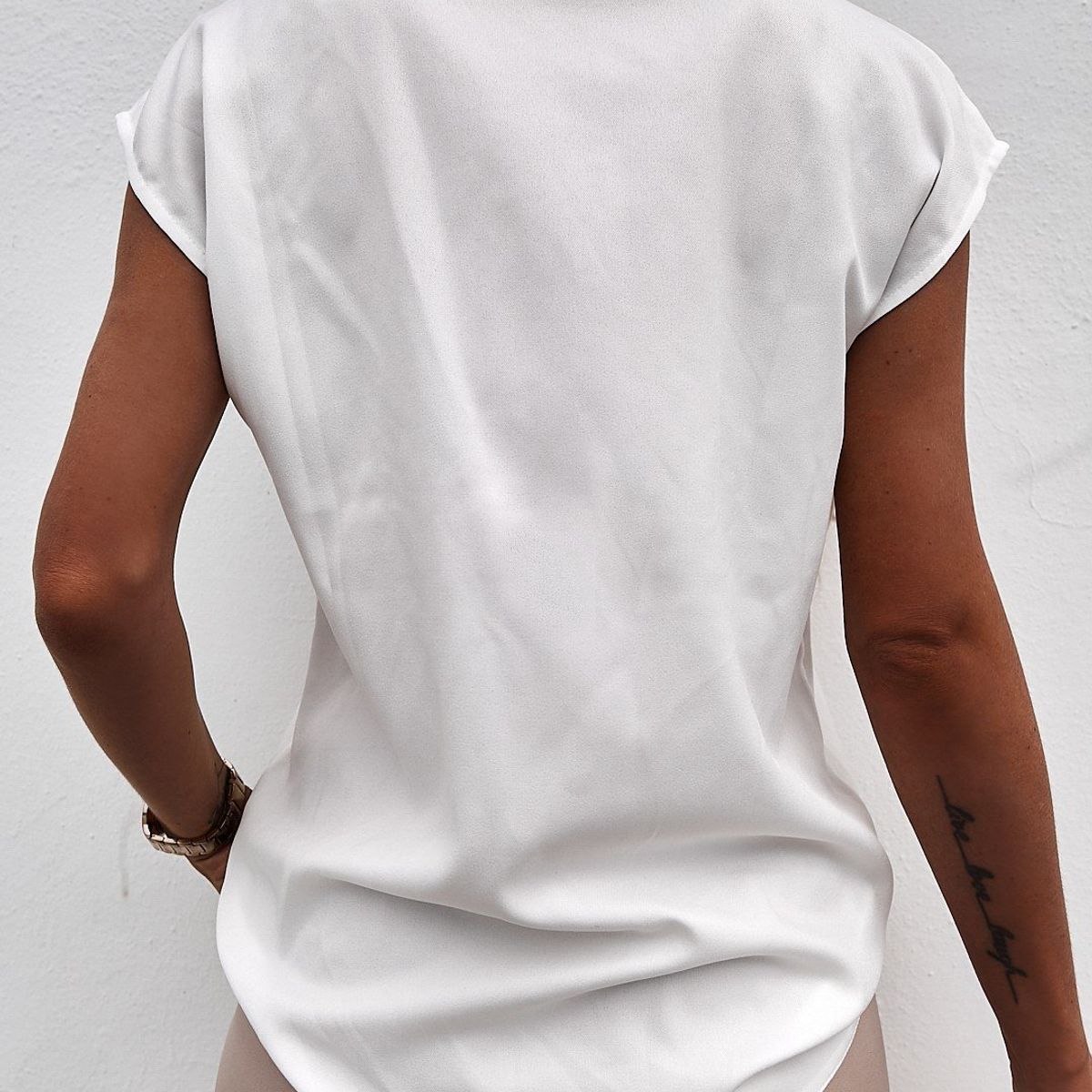 TIOZONEY - Chaleco de mujer para verano-Blanco