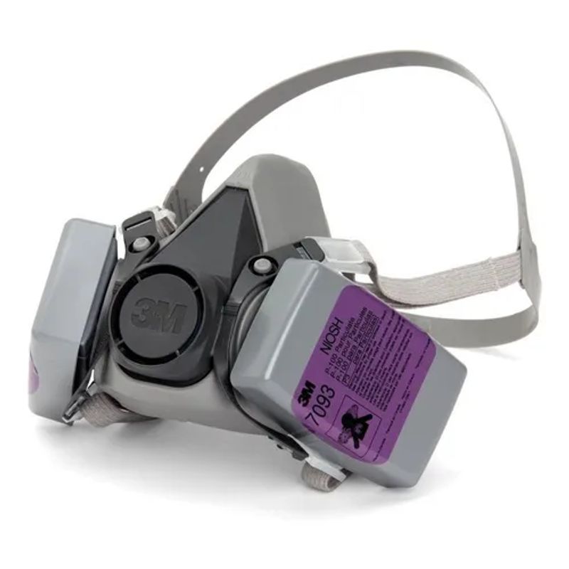 3M - RESPIRADOR 6200 MARCA 3M  CON FILTROS 7093