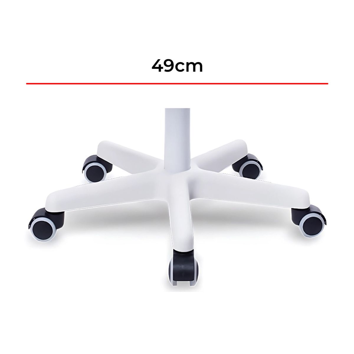 BUCKINGHAM - Base Giratoria para Silla blanca 