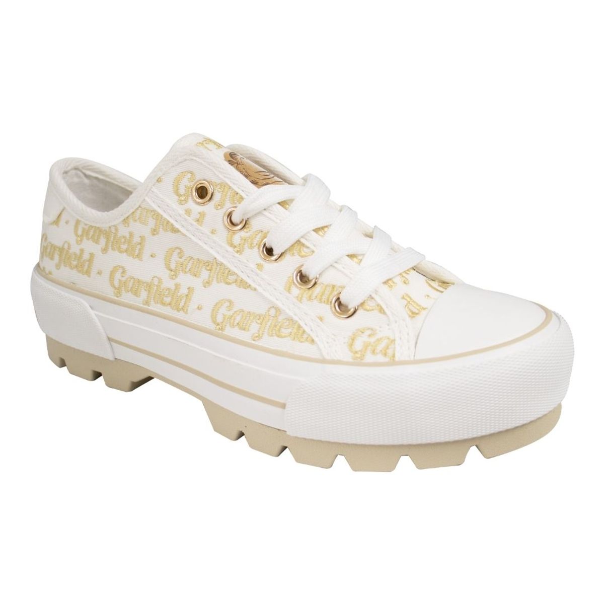 GARFIELD - Zapatillas Urbanas Mujer Garfield Amarillo