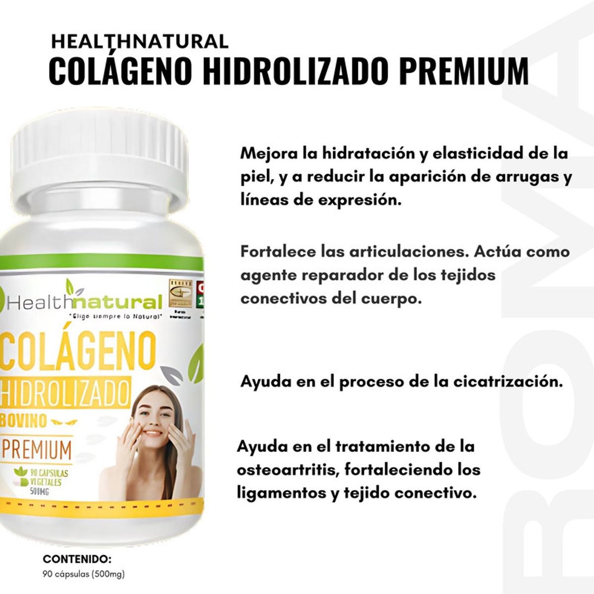 HEALTHNATURAL - PACK 2 COLÁGENO HIDROLIZADO HEALTHNATURAL 1000MG + REGALO PASTILLERO