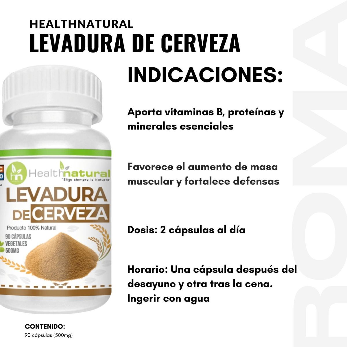 HEALTHNATURAL - PACK 3 LEVADURA DE CERVEZA HEALTHNATURAL 1500MG + REGALO PASTILLERO