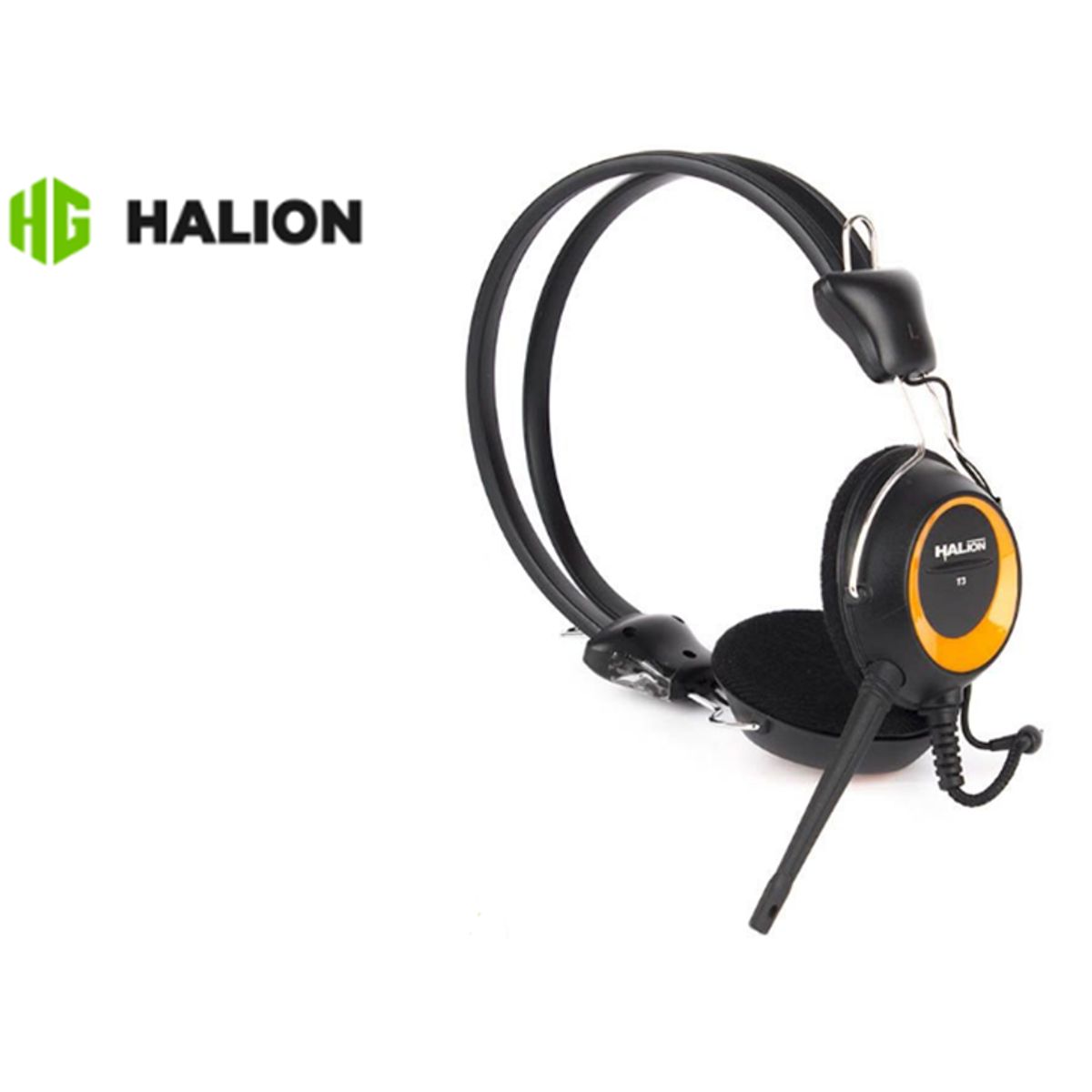 HALION - Auricular para PC T-3 Conector 2x Jack 3.5mm HALION