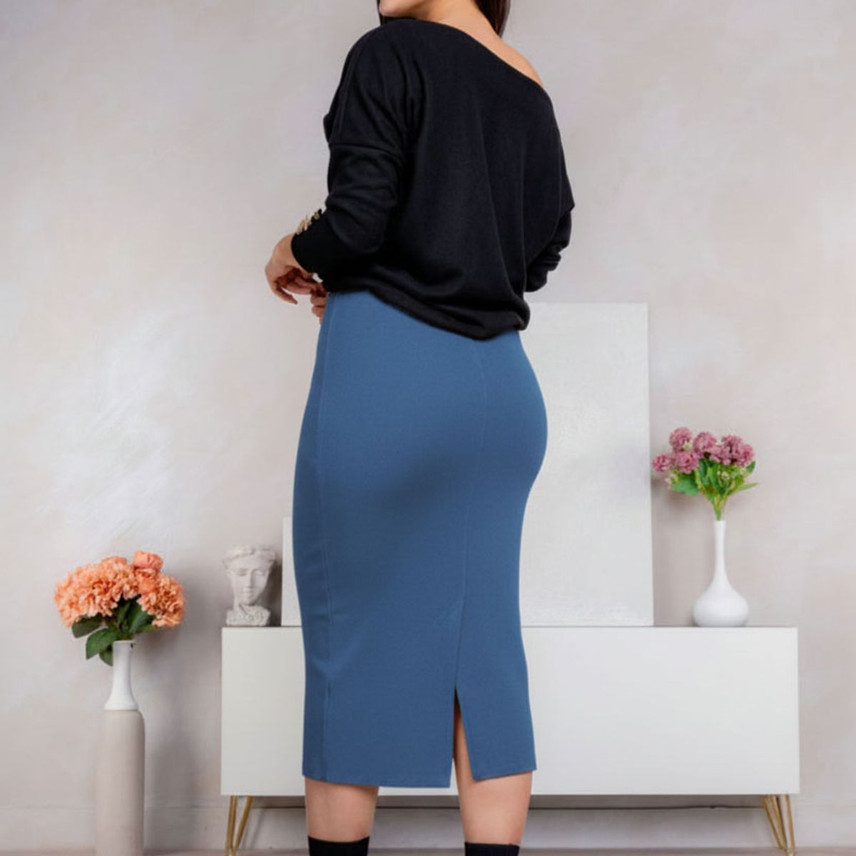 ARMA TU LOOK - FALDA MARIANA MIDI DE CASHMERE