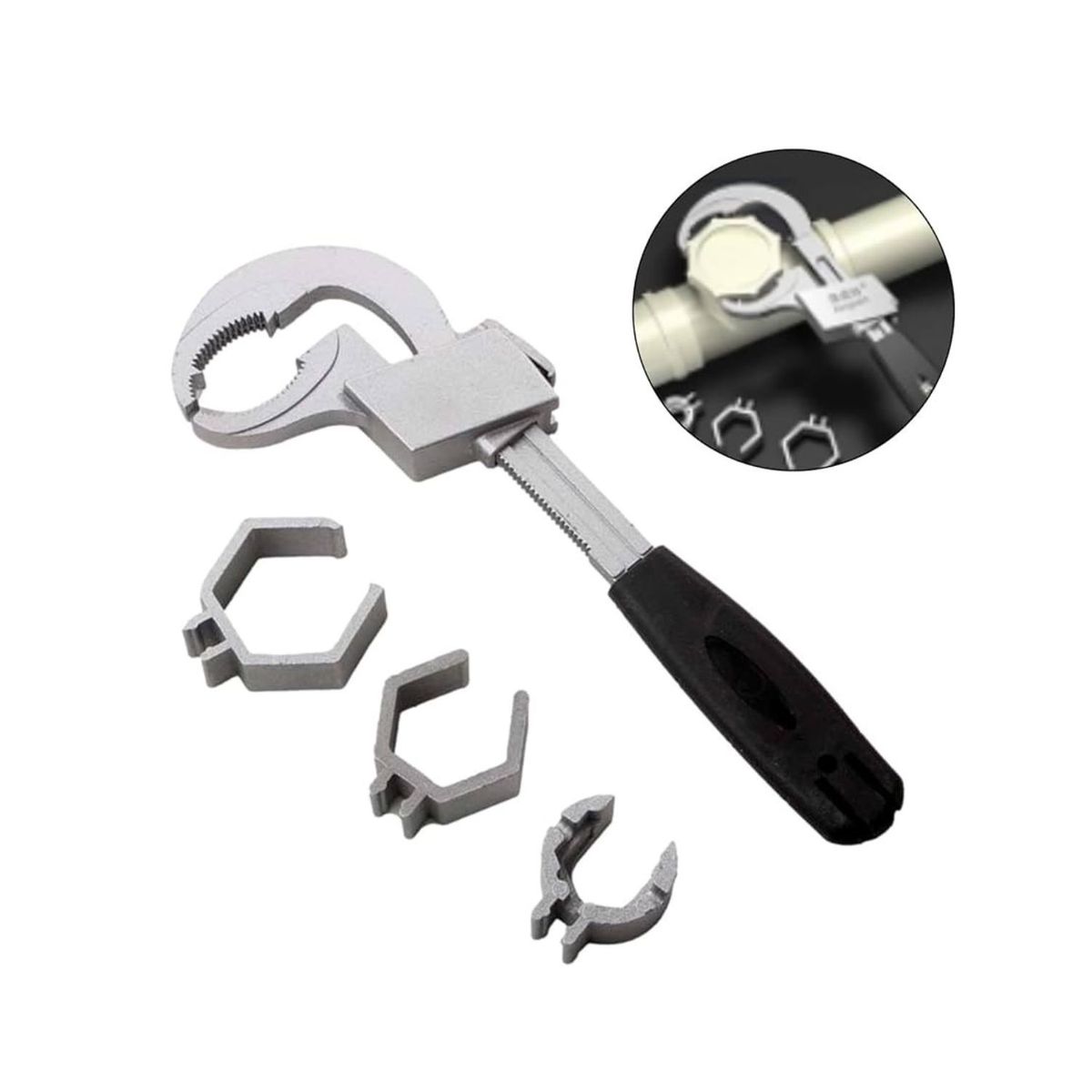 GENERICO - Llave de Gasfiteria     Herramienta Multiuso Top En Peru