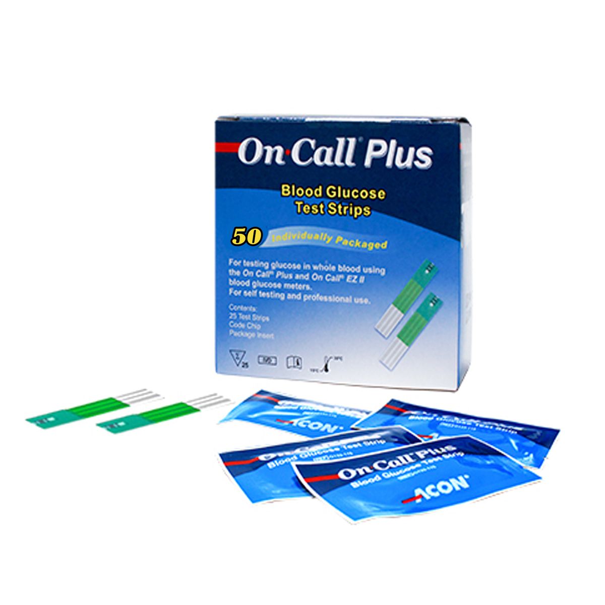 ON CALL - TIRAS REACTIVAS ON CALL PLUS X 25 UNID