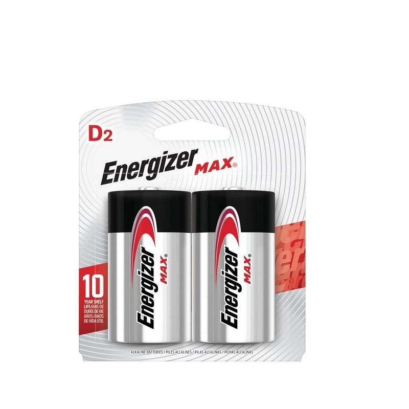 ENERGIZER - Pila Tipo D Alcalina Max Pila D Energizer