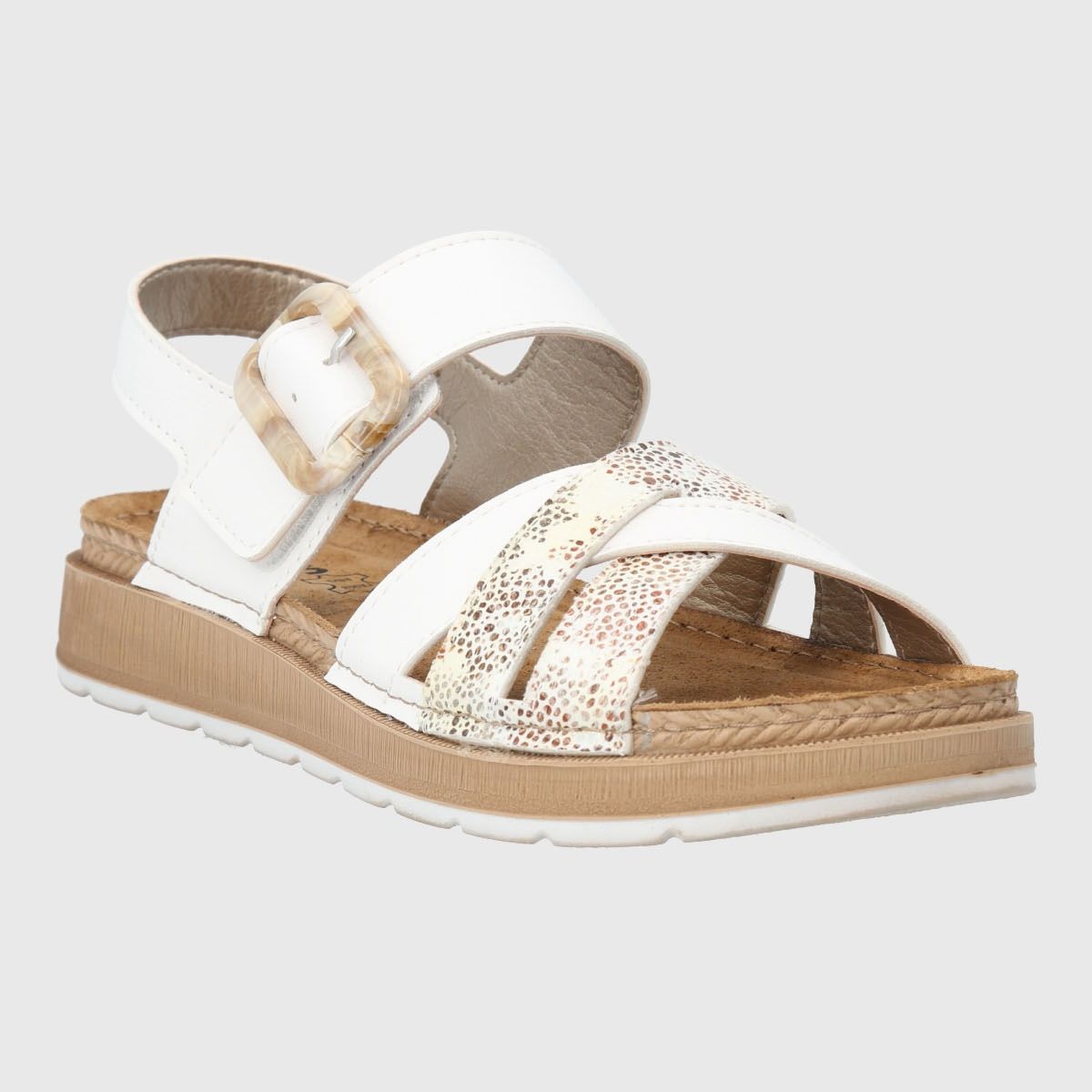 HUSH PUPPIES - Sandalia Hush Puppies Mujer Belana Blanco HUSH PUPPIES