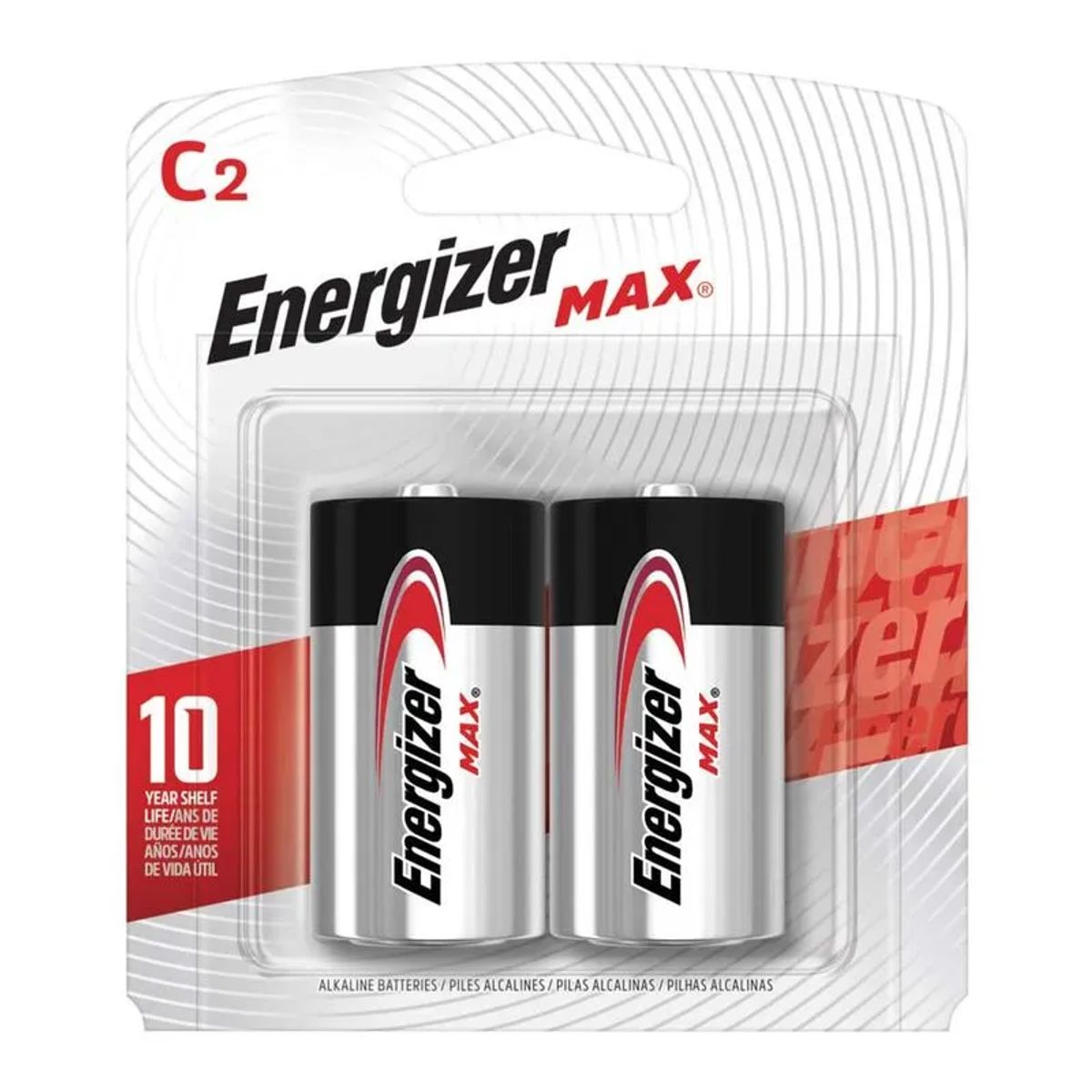 ENERGIZER - Pila Tipo C Alcalina Max Pila C Energizer