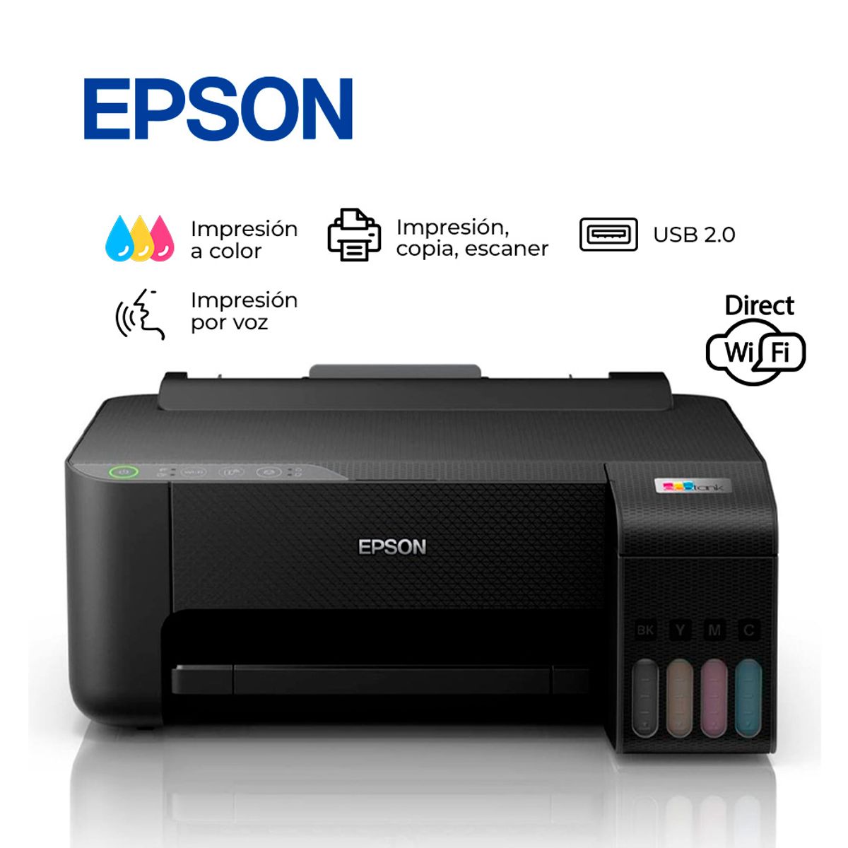 EPSON - IMPRESORA TINTA EPSON ECOTANK L1250 IMPRIME USB ALTA VELOCIDAD