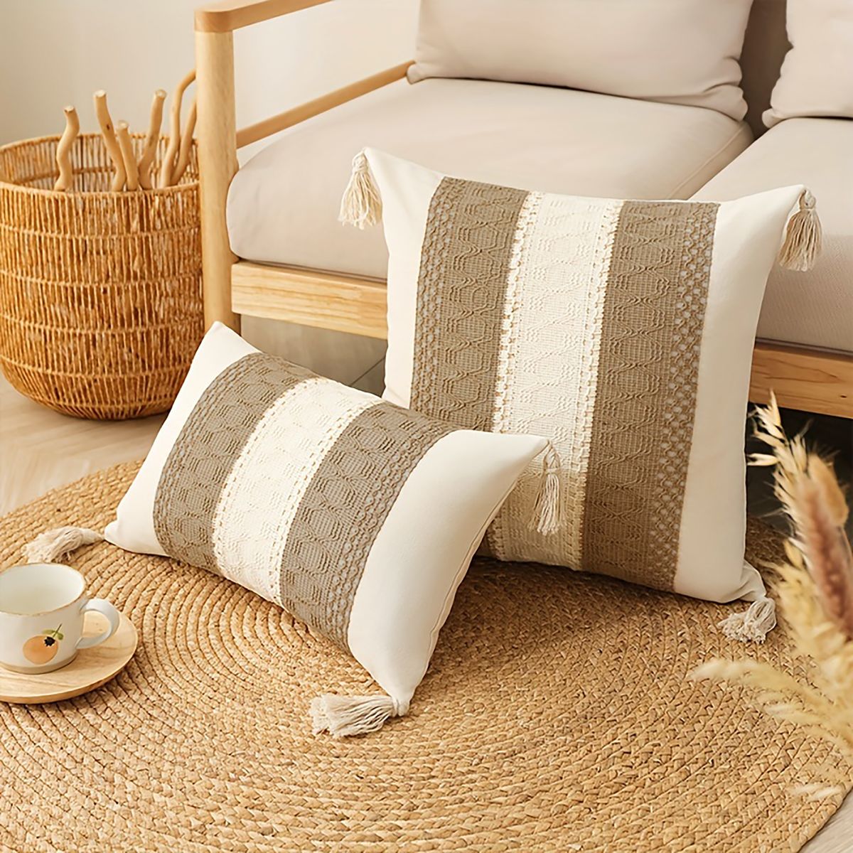 TEJICORP - Cojín Lilo Boho Chic 45 x 45 cm