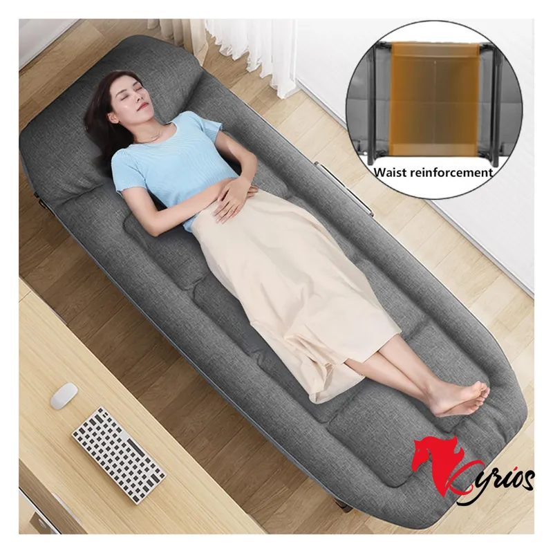 NO LOGO - CAMA 2 EN 1 PLEGABLE CON 6 POSICIONES + ACOLCHE