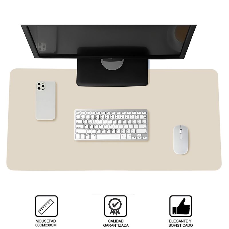 DREIZT - Mousepad para escritorio dreizt color Crema ADC210045