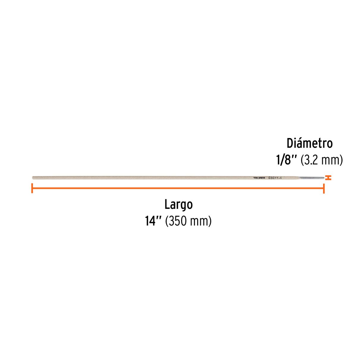 TRUPER - Electrodo 6011 Para Soldar De 1/8" x 1 Kg Truper 15460