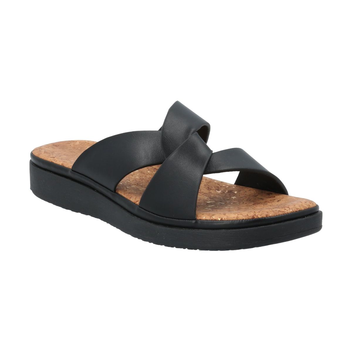 HUSH PUPPIES - Sandalia Hush Puppies Mujer Orquidea Negro HUSH PUPPIES