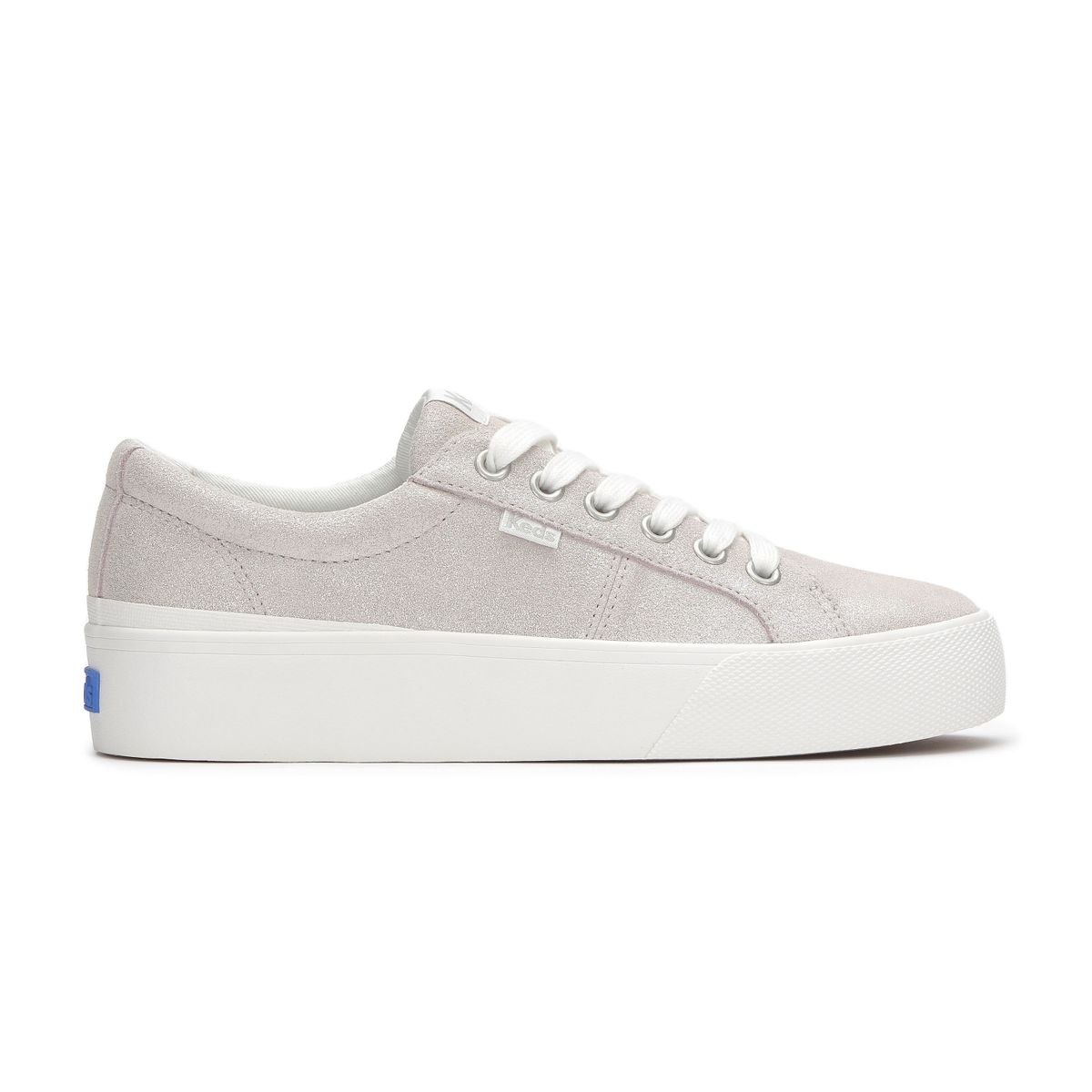 KEDS - Zapatilla Keds Mujer Jump Kick Duo Glitter Suede Gris KEDS