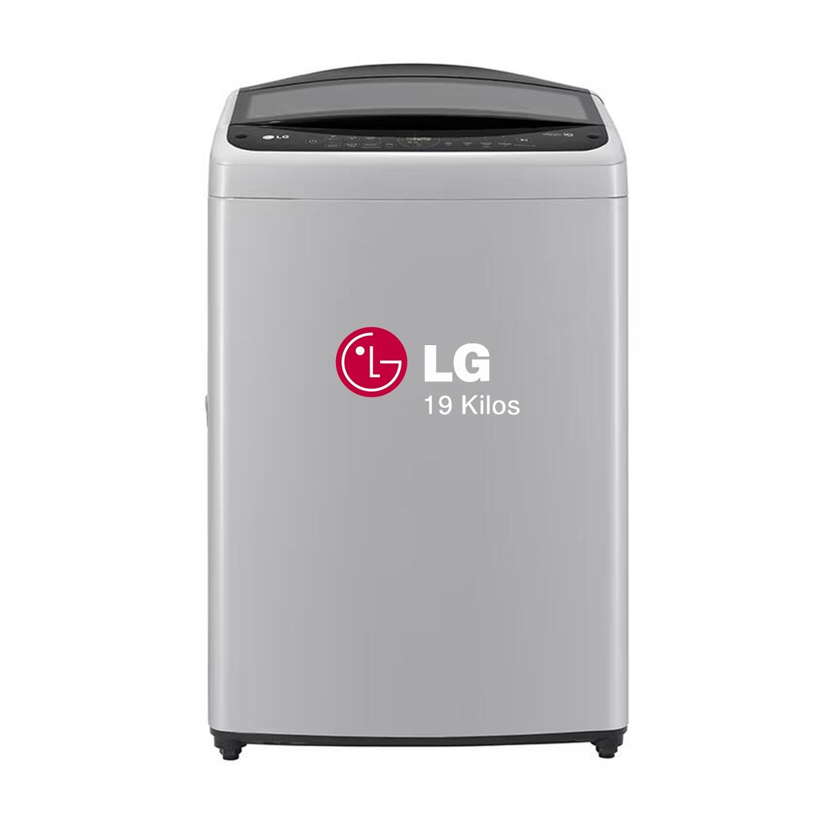 LG - Lavadora LG de 19 Kg Carga Superior con AI DD WT19DV6T Gris
