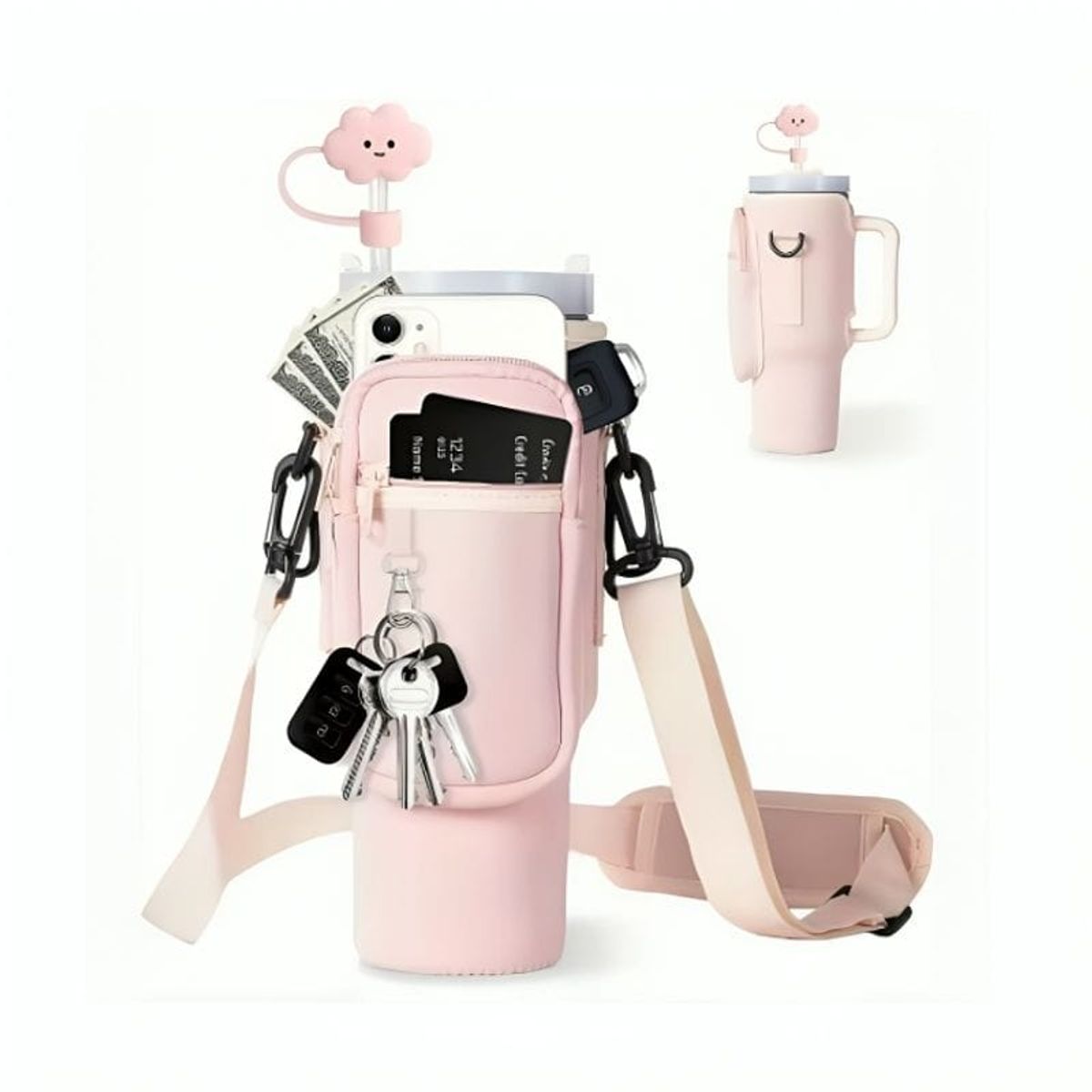 GENERICO - Funda Protector para Vaso Tomatodo de 900 950 1250ml