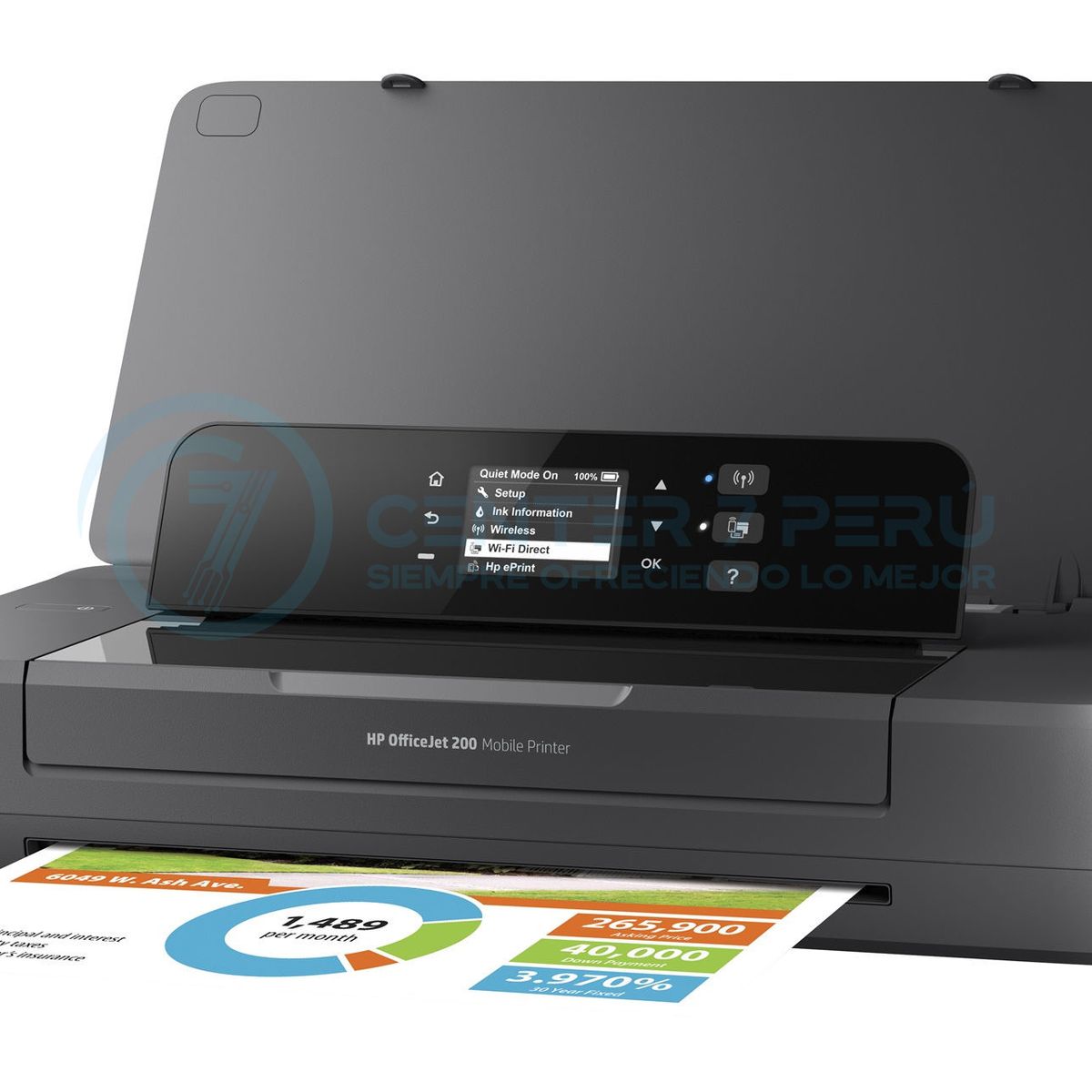 HP - Impresora Portatil HP OfficeJet 200 Mobile Wifi A4