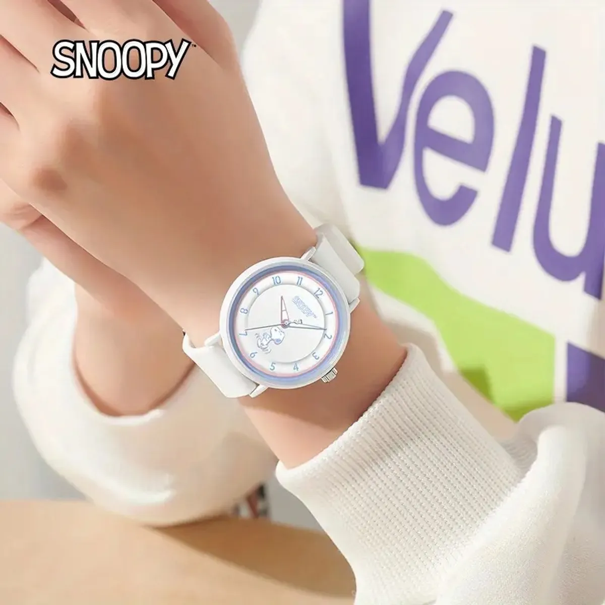 SNOOPY - RELOJ DE SNOOPY - BLANCO