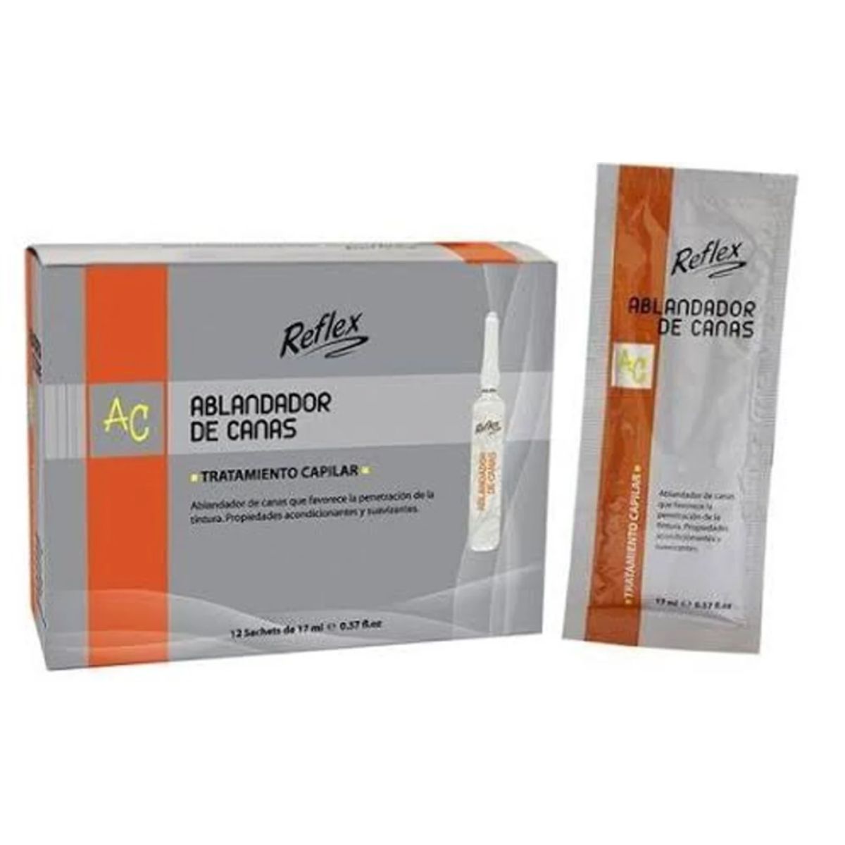 REFLEX - Ampollas Ablandador de Canas Reflex Caja x 12 Sachets 17 ml c/u