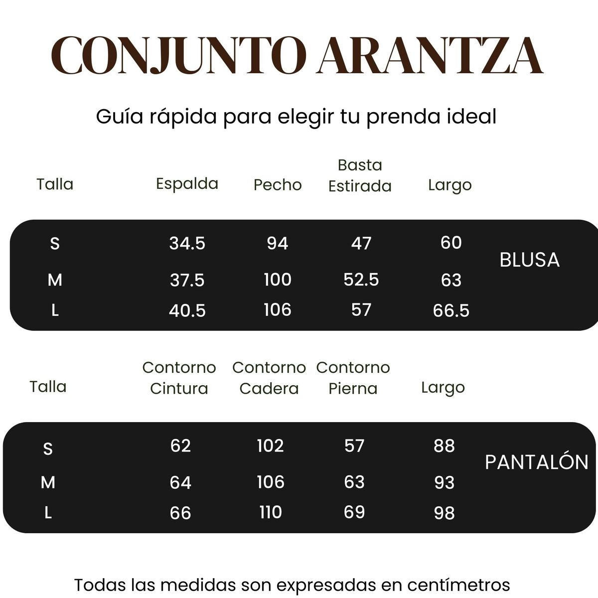 AMARELLY - CONJUNTO PARA MUJER ARANTZA