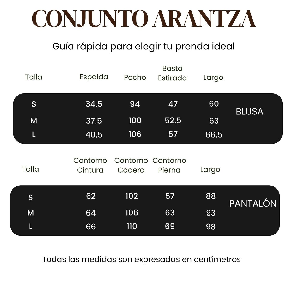 AMARELLY - CONJUNTO PARA MUJER ARANTZA