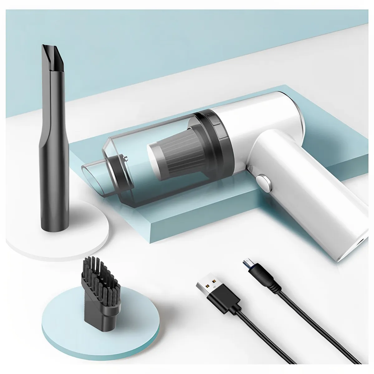 INSPIRA - Mini Aspiradora Portátil Inalambrica para Autos Camionetas