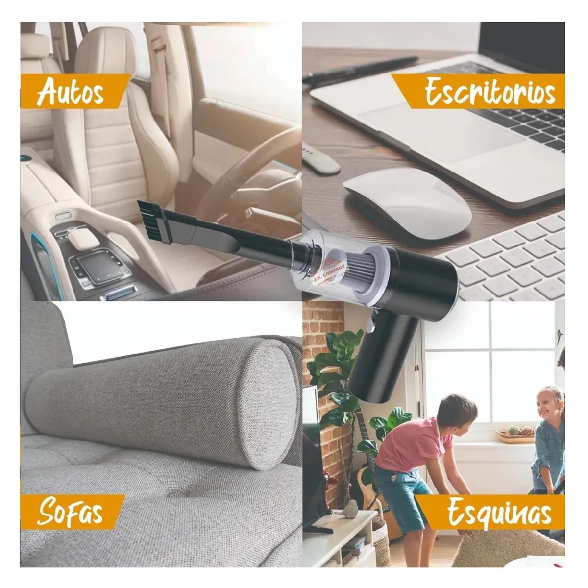 INSPIRA - Mini Aspiradora Portátil Inalambrica para Autos Camionetas