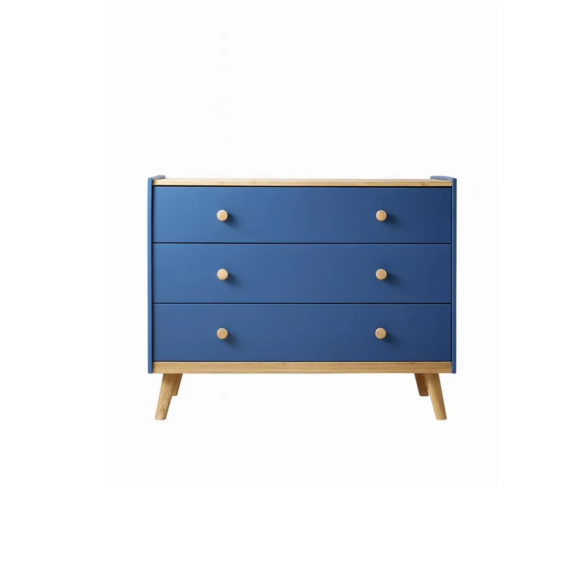 TU MESITA - Cómoda Infantil Moderna Mateo 3 Cajones Color Azul TU MESITA
