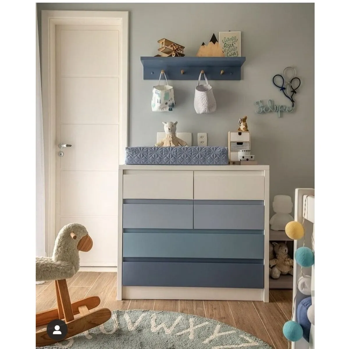 TU MESITA - Cómoda Infantil Moderna Marine 6 Cajones TU MESITA