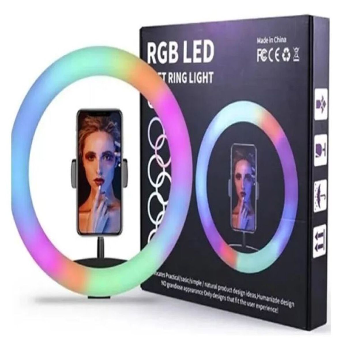 GENERICO - Aro Luz 30 cm  con Tripode