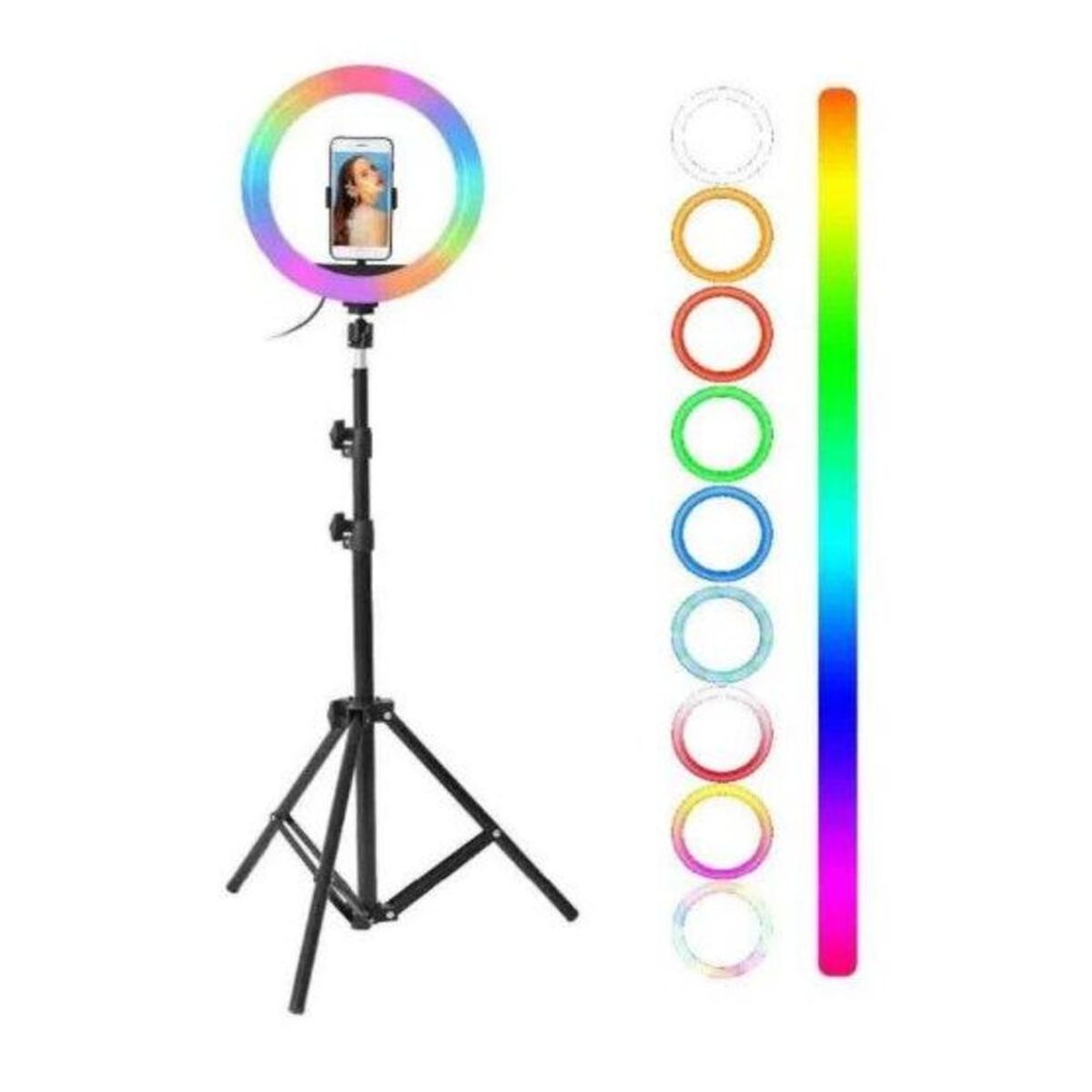 GENERICO - Aro Luz 30 cm  con Tripode