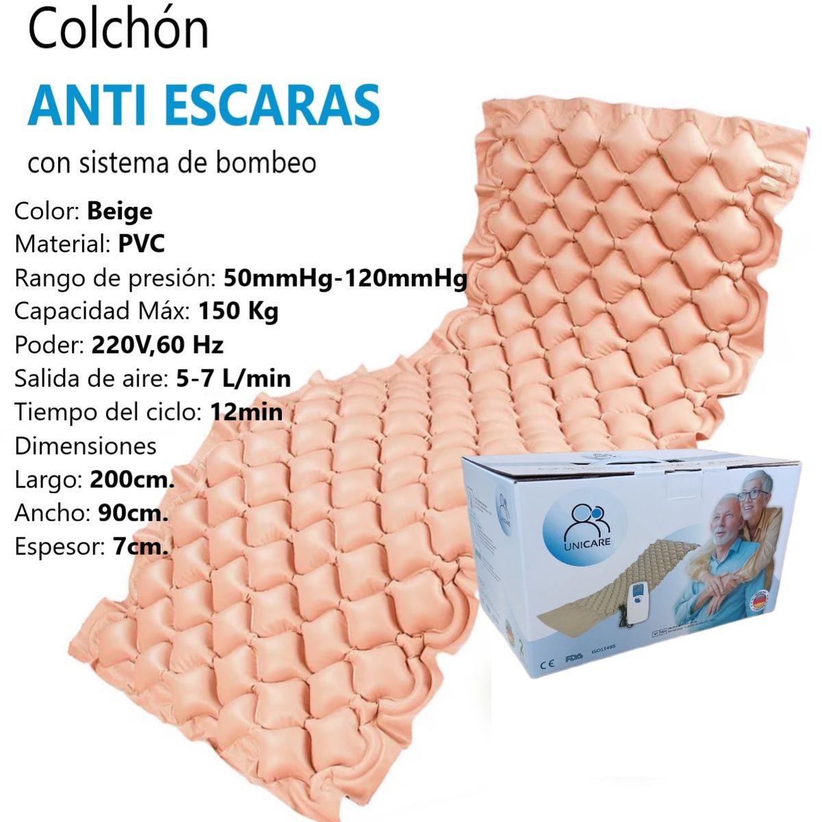 UNICARE - Colchón Anti Escaras Original