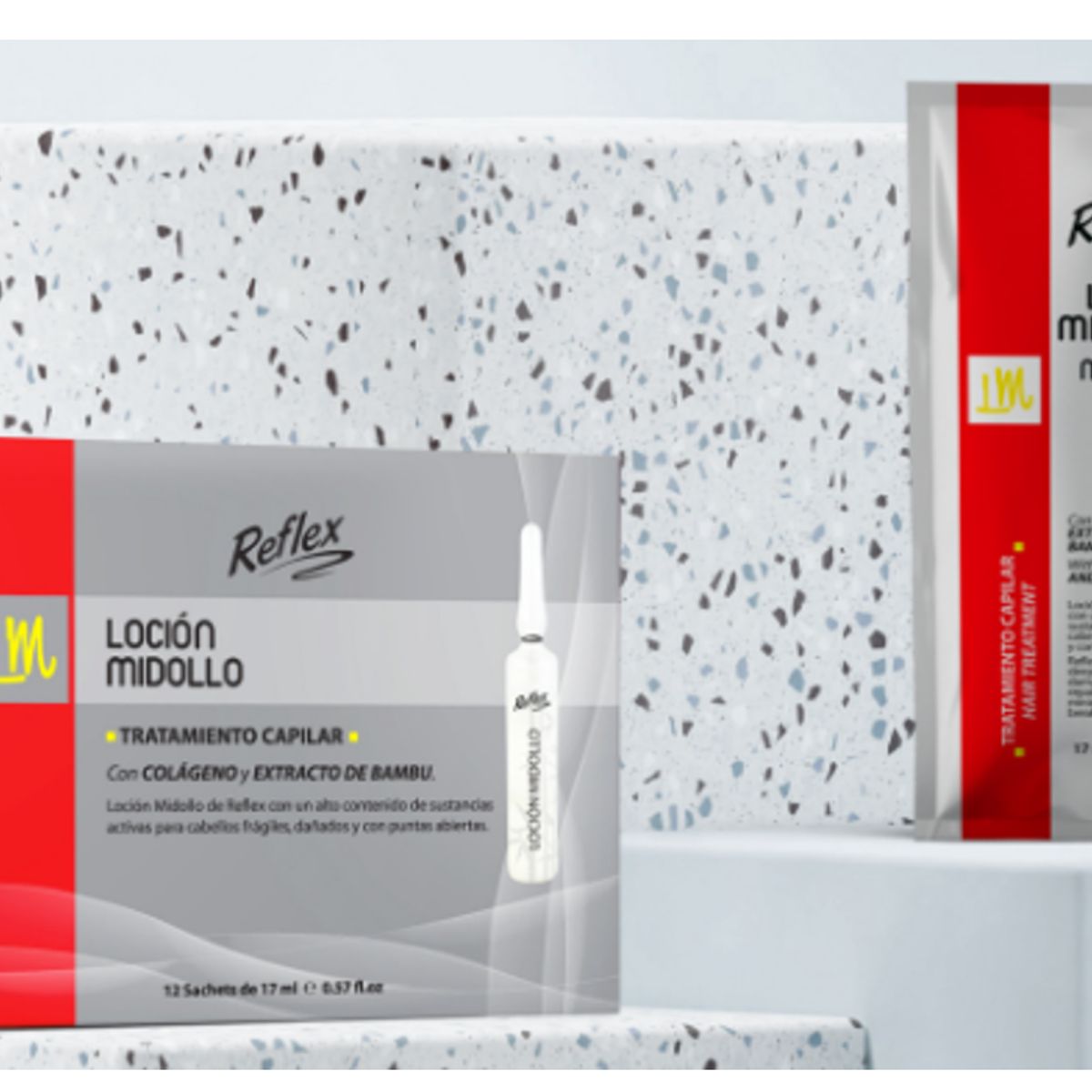 REFLEX - Ampollas Reflex – Loción Midollo Caja 12 Sachets, 17 ml c/u