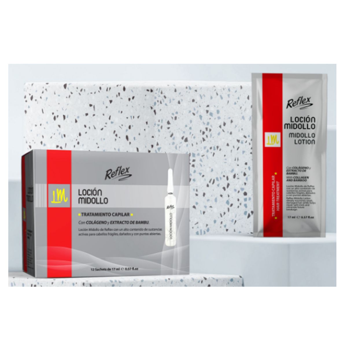 REFLEX - Ampollas Reflex – Loción Midollo Caja 12 Sachets, 17 ml c/u