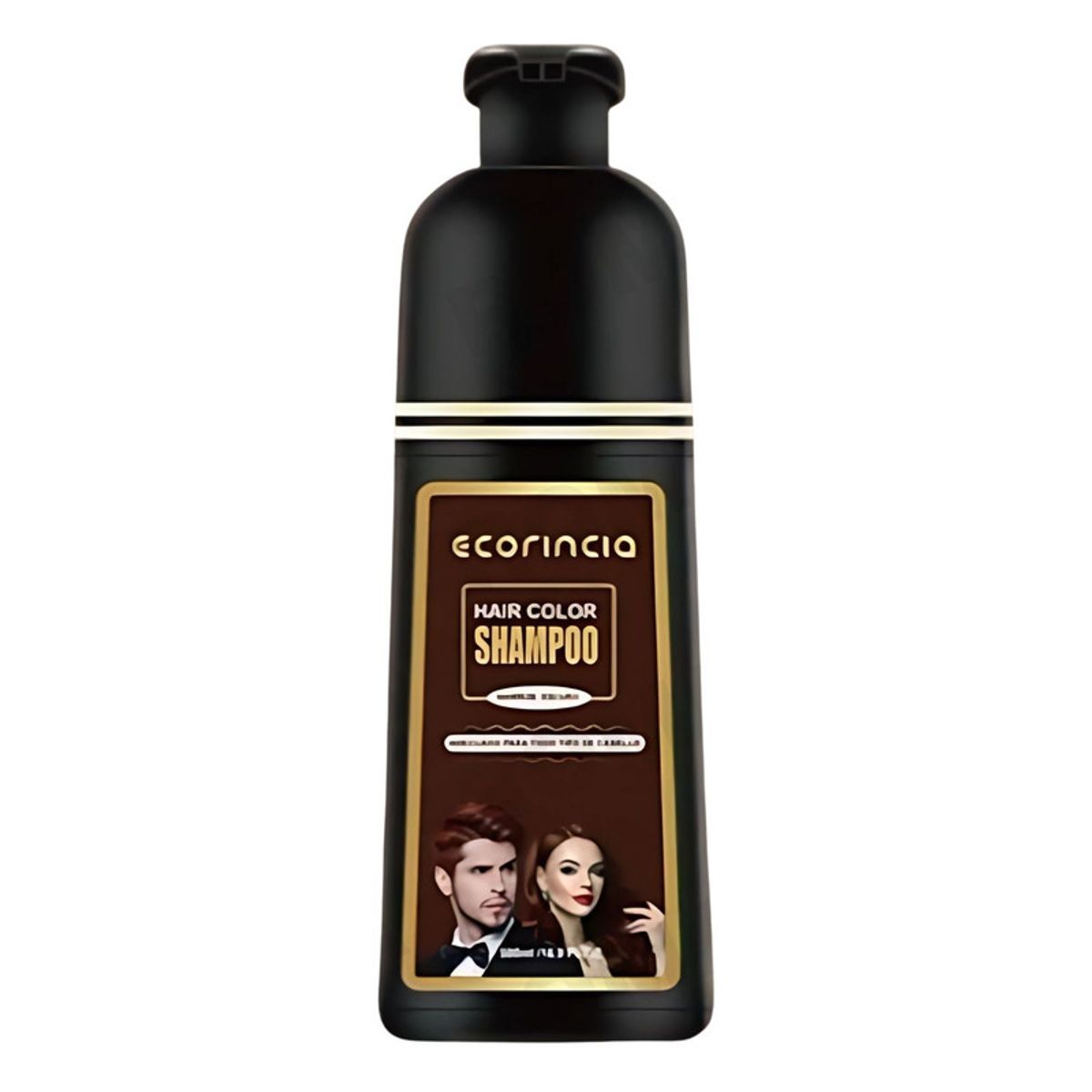 GENERICO - SHAMPOO TINTE 500ML ECORINCIA  MARRÓN OSCURO