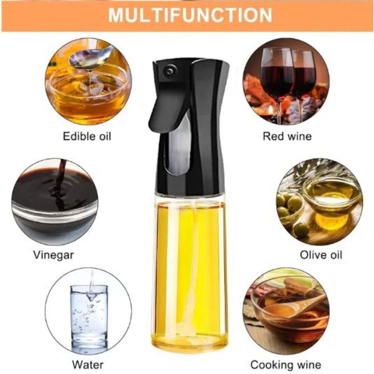 GENERICO - Dos Dispensadores  Pulverizador de  Aceite Spray