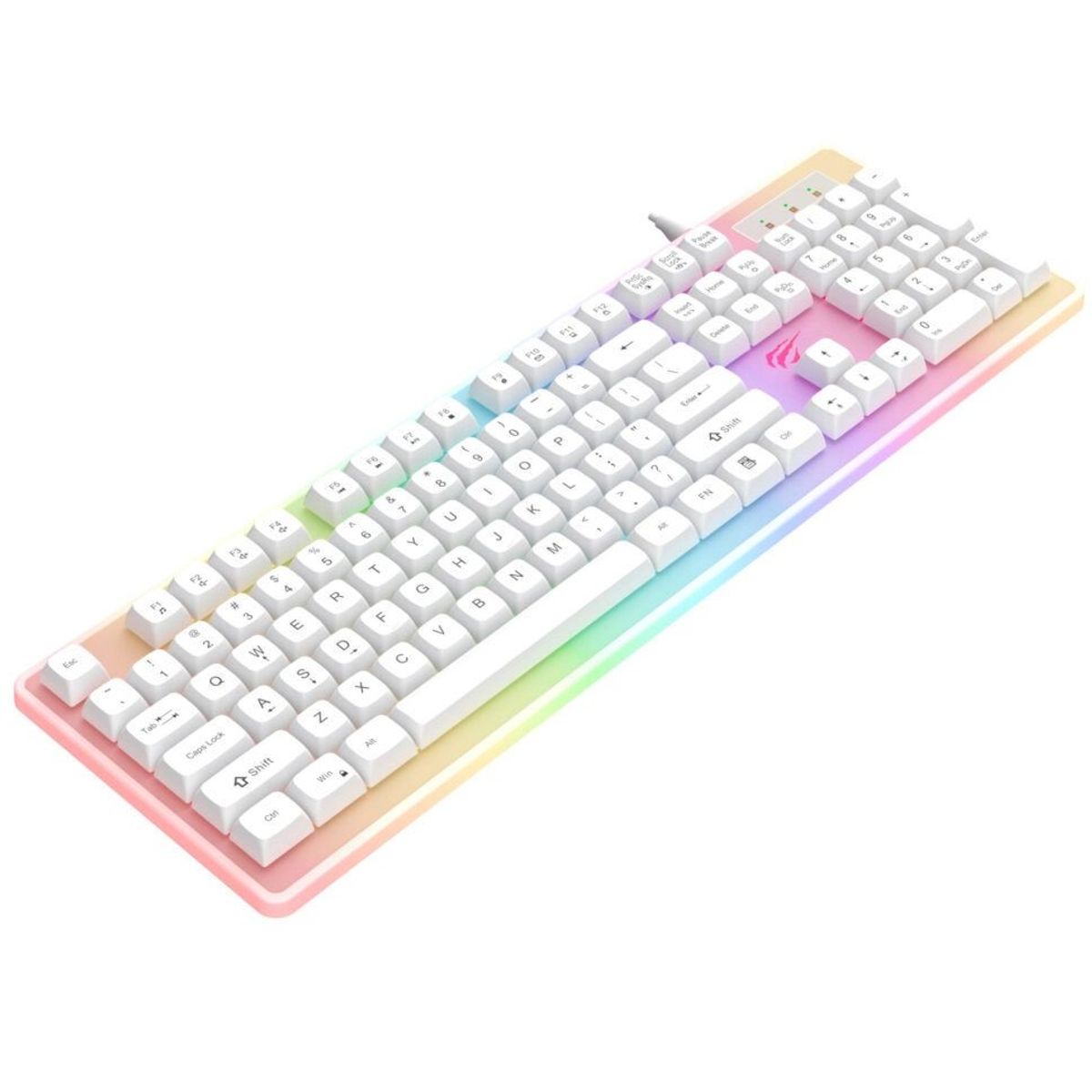 HAVIT - TECLADO HAVIT GAMENOTE KB876L-SP MEMBRANA LED-RGB