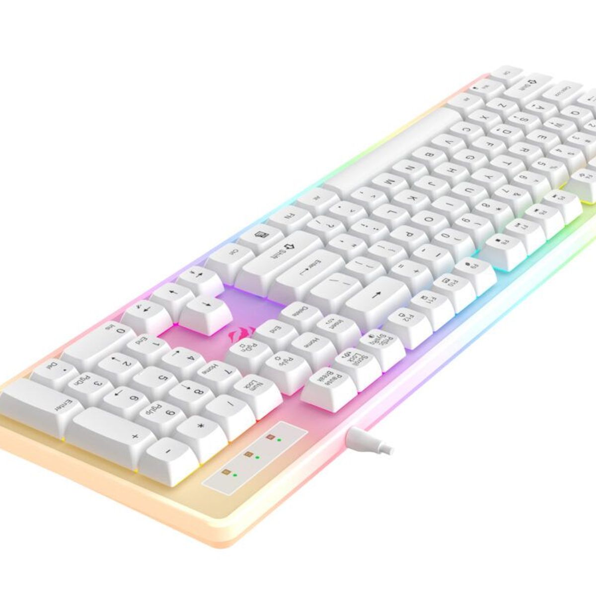 HAVIT - TECLADO HAVIT GAMENOTE KB876L-SP MEMBRANA LED-RGB