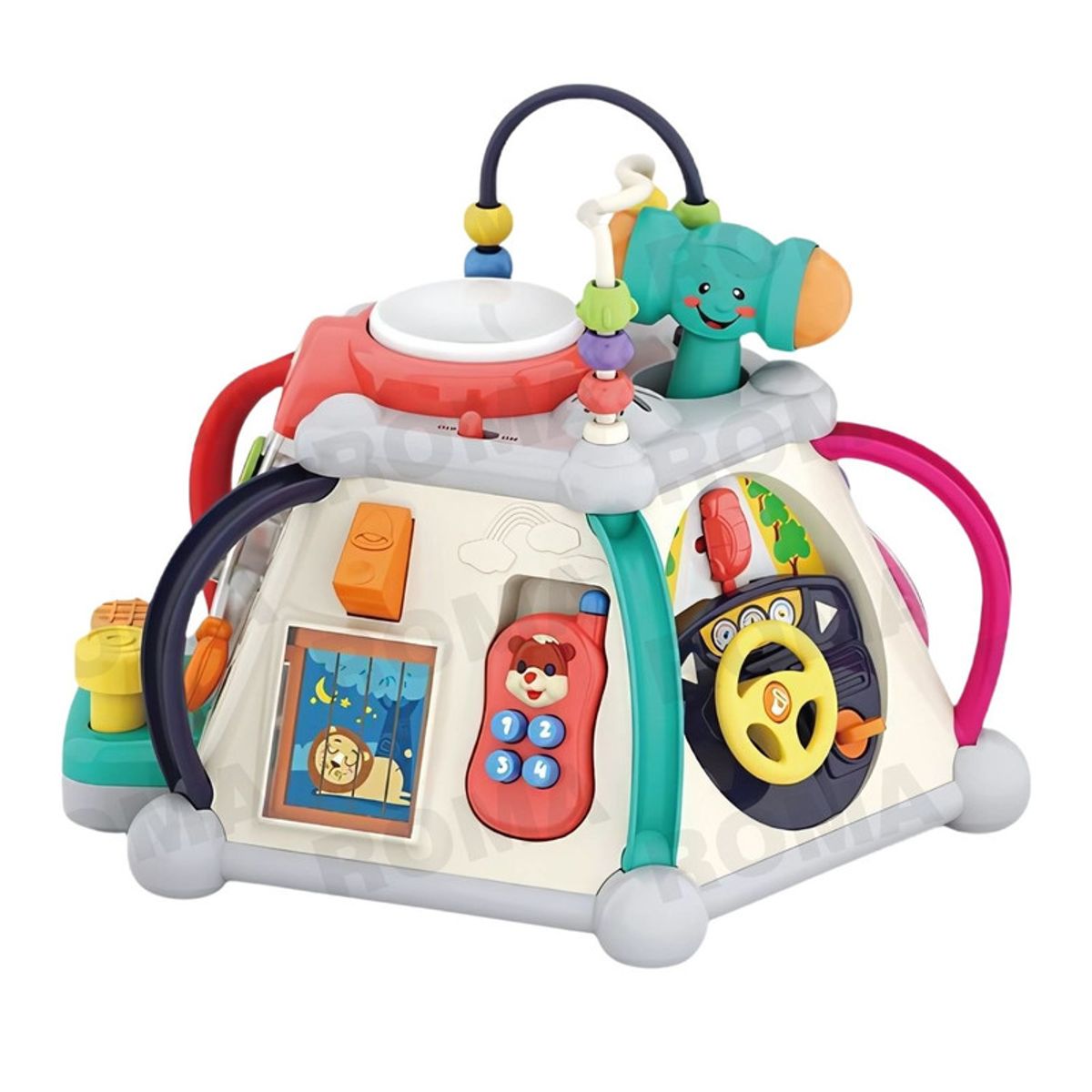 GENERICO - DIDÁCTICO MULTIFUNCIONAL PIRAMIDE DE ACTIVIDADES - JUEGO DIDÁTICO