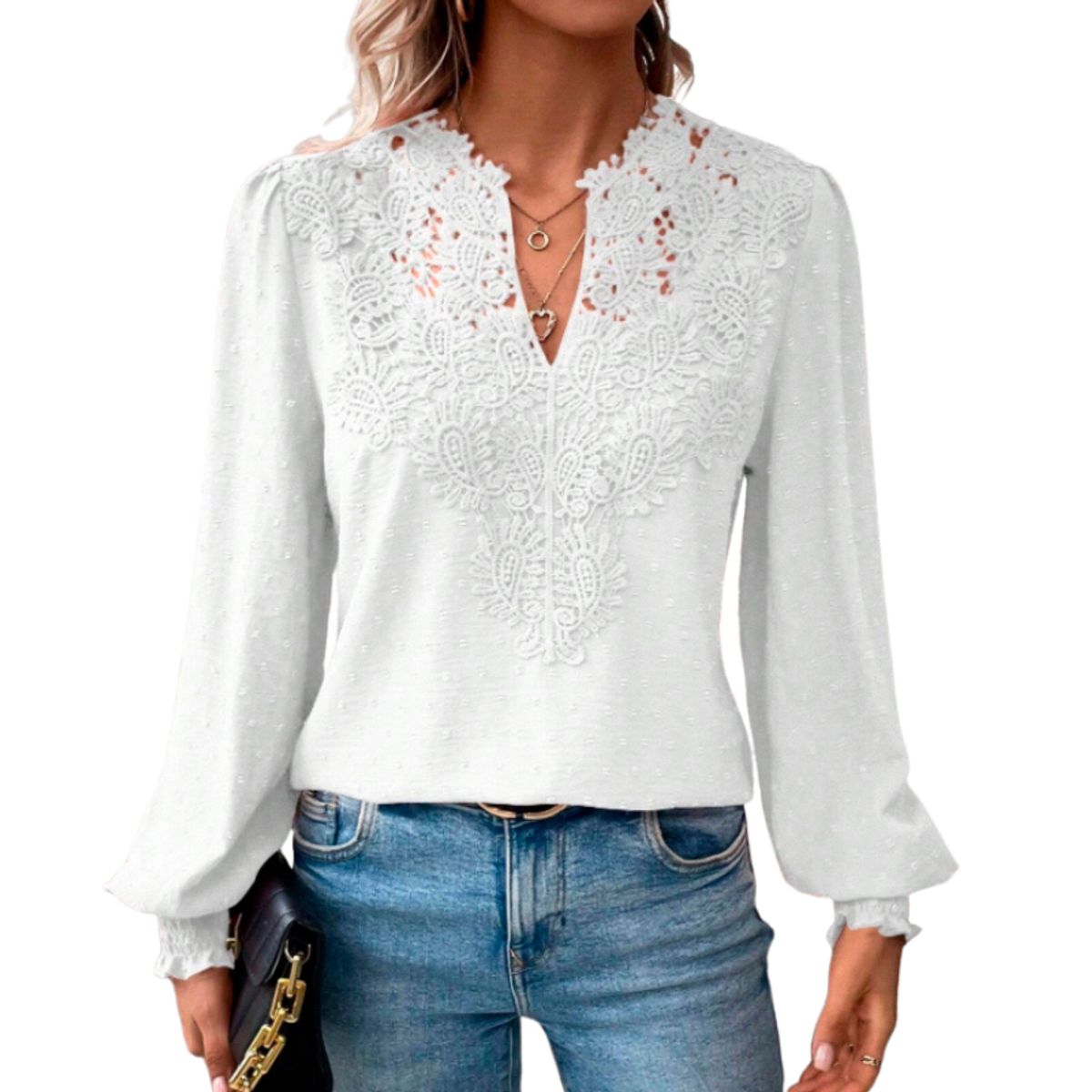 GENERICO - Blusa Manga Larga Mujer