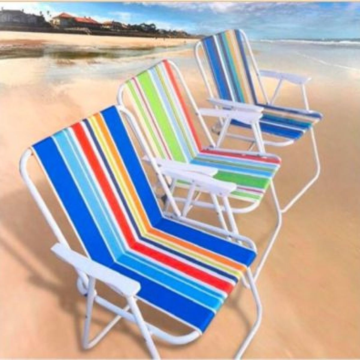 INSPIRA - Silla de Playa Camping Plegable Terraza ALEATORIO