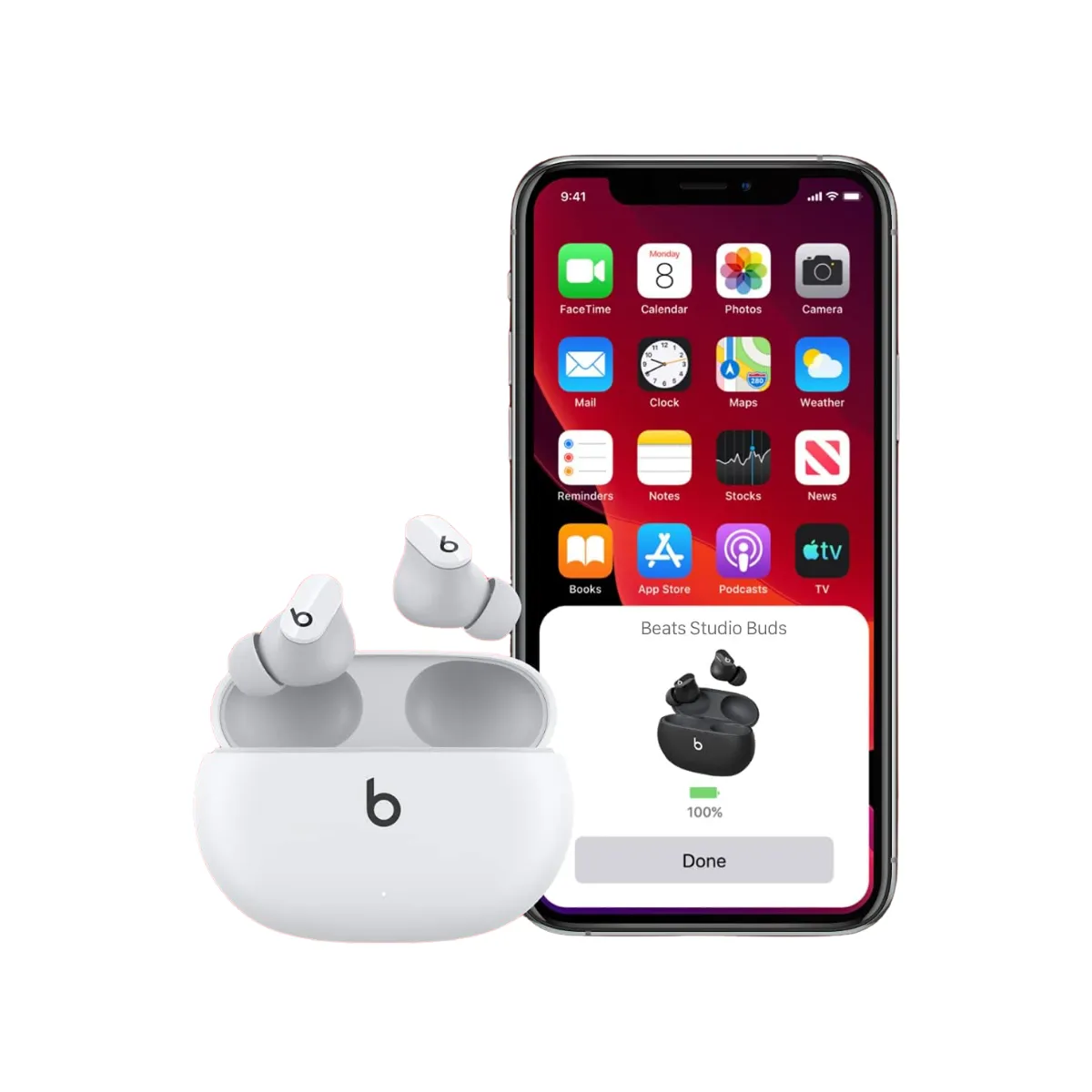 BEATS BY DR DRE - Beats Studio Buds con cancelación de ruido - Seminuevo - Blanco