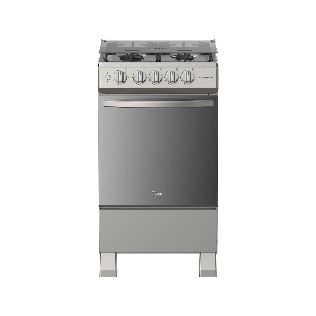MIDEA - Cocina a Gas MasterCook Plus 20 Gris Midea MGS20FS2LFAMG-PE