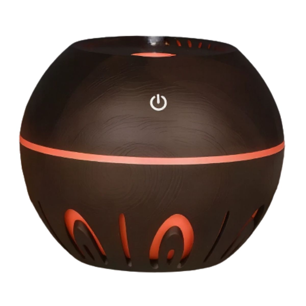 GENERICO - Humidificador Difusor Aromaterapia Luz LED Bolw Negro