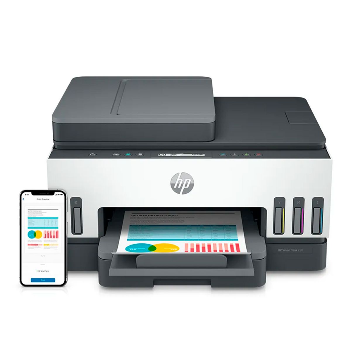 HP - MULTIFUNCIONAL DE TINTA HP SMART TANK 750