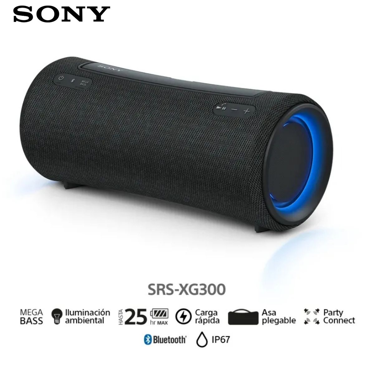 SONY - Parlante Bluetooth SONY SRS-XG300 portátil